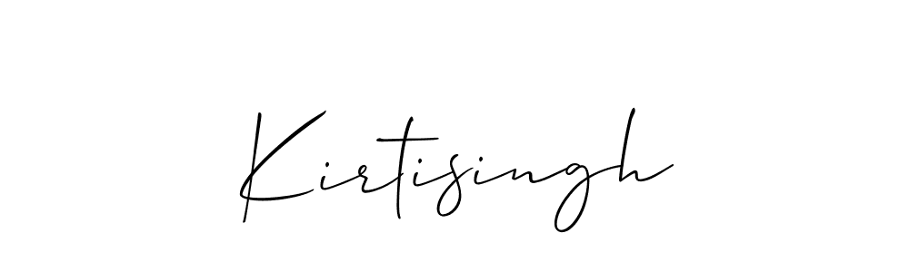 Make a short Kirtisingh signature style. Manage your documents anywhere anytime using Allison_Script. Create and add eSignatures, submit forms, share and send files easily. Kirtisingh signature style 2 images and pictures png