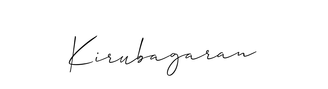 Similarly Allison_Script is the best handwritten signature design. Signature creator online .You can use it as an online autograph creator for name Kirubagaran. Kirubagaran signature style 2 images and pictures png