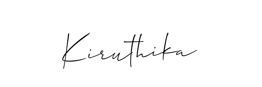 if you are searching for the best signature style for your name Kiruthika. so please give up your signature search. here we have designed multiple signature styles  using Allison_Script. Kiruthika signature style 2 images and pictures png