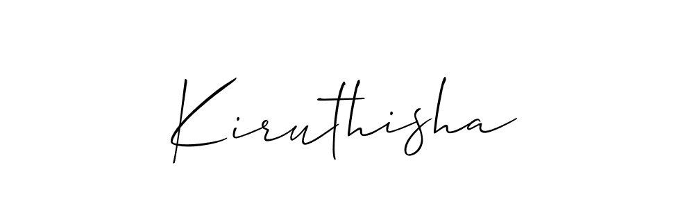 It looks lik you need a new signature style for name Kiruthisha. Design unique handwritten (Allison_Script) signature with our free signature maker in just a few clicks. Kiruthisha signature style 2 images and pictures png