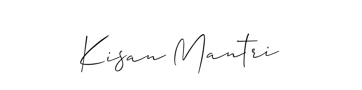 You should practise on your own different ways (Allison_Script) to write your name (Kisan Mantri) in signature. don't let someone else do it for you. Kisan Mantri signature style 2 images and pictures png