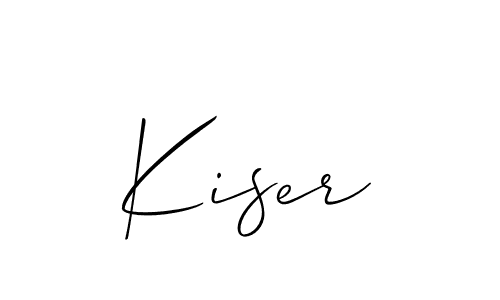 Make a beautiful signature design for name Kiser. Use this online signature maker to create a handwritten signature for free. Kiser signature style 2 images and pictures png