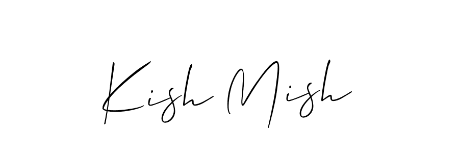 Check out images of Autograph of Kish Mish name. Actor Kish Mish Signature Style. Allison_Script is a professional sign style online. Kish Mish signature style 2 images and pictures png