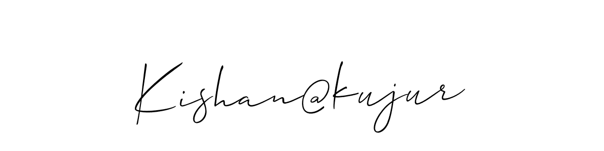 Kishan@kujur stylish signature style. Best Handwritten Sign (Allison_Script) for my name. Handwritten Signature Collection Ideas for my name Kishan@kujur. Kishan@kujur signature style 2 images and pictures png