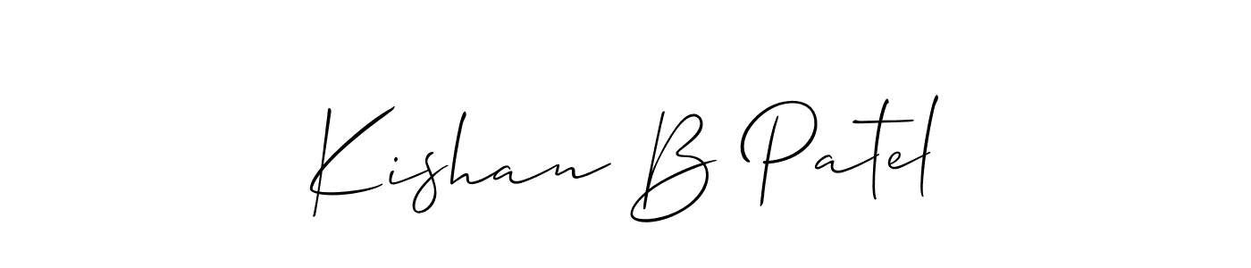 Make a beautiful signature design for name Kishan B Patel. Use this online signature maker to create a handwritten signature for free. Kishan B Patel signature style 2 images and pictures png