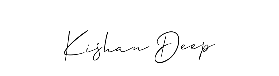 Make a beautiful signature design for name Kishan Deep. Use this online signature maker to create a handwritten signature for free. Kishan Deep signature style 2 images and pictures png