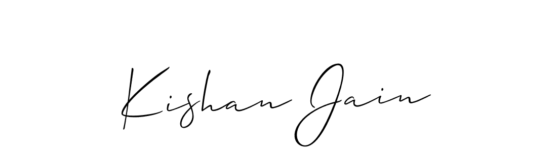 The best way (Allison_Script) to make a short signature is to pick only two or three words in your name. The name Kishan Jain include a total of six letters. For converting this name. Kishan Jain signature style 2 images and pictures png