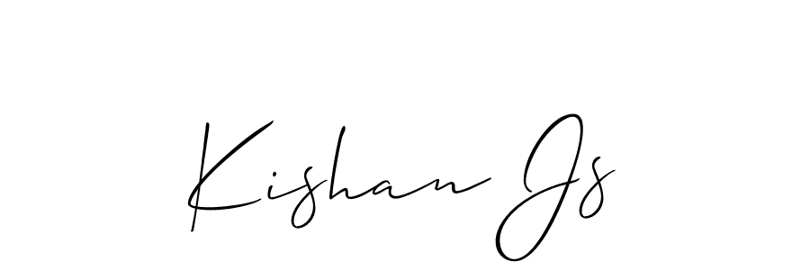 Here are the top 10 professional signature styles for the name Kishan Js. These are the best autograph styles you can use for your name. Kishan Js signature style 2 images and pictures png