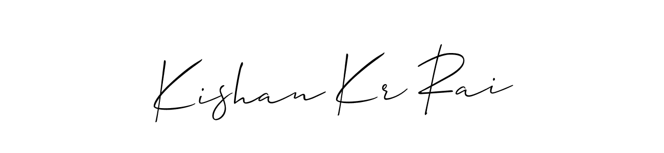 See photos of Kishan Kr Rai official signature by Spectra . Check more albums & portfolios. Read reviews & check more about Allison_Script font. Kishan Kr Rai signature style 2 images and pictures png