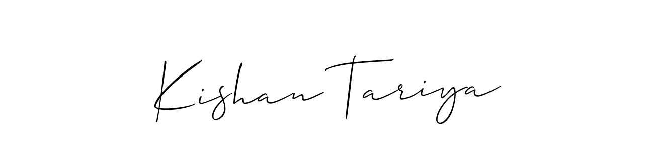 See photos of Kishan Tariya official signature by Spectra . Check more albums & portfolios. Read reviews & check more about Allison_Script font. Kishan Tariya signature style 2 images and pictures png