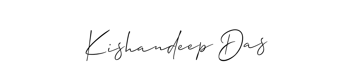 Kishandeep Das stylish signature style. Best Handwritten Sign (Allison_Script) for my name. Handwritten Signature Collection Ideas for my name Kishandeep Das. Kishandeep Das signature style 2 images and pictures png