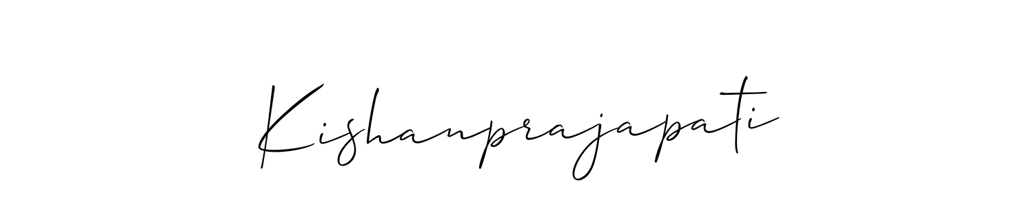 Once you've used our free online signature maker to create your best signature Allison_Script style, it's time to enjoy all of the benefits that Kishanprajapati name signing documents. Kishanprajapati signature style 2 images and pictures png