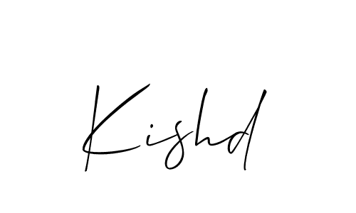 Once you've used our free online signature maker to create your best signature Allison_Script style, it's time to enjoy all of the benefits that Kishd name signing documents. Kishd signature style 2 images and pictures png