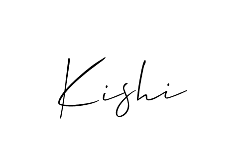 You should practise on your own different ways (Allison_Script) to write your name (Kishi) in signature. don't let someone else do it for you. Kishi signature style 2 images and pictures png