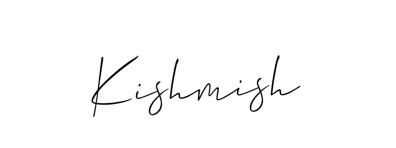 Kishmish stylish signature style. Best Handwritten Sign (Allison_Script) for my name. Handwritten Signature Collection Ideas for my name Kishmish. Kishmish signature style 2 images and pictures png