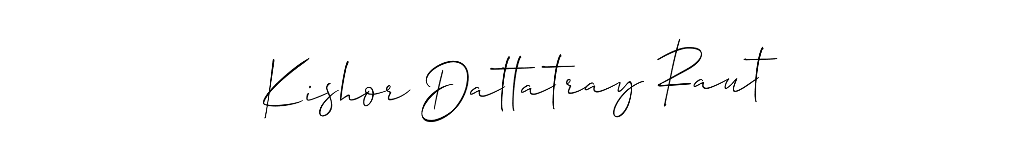 Make a beautiful signature design for name Kishor Dattatray Raut. Use this online signature maker to create a handwritten signature for free. Kishor Dattatray Raut signature style 2 images and pictures png