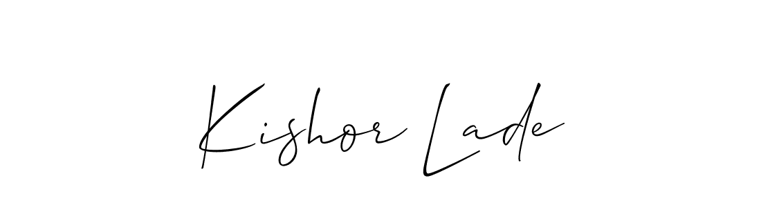 Once you've used our free online signature maker to create your best signature Allison_Script style, it's time to enjoy all of the benefits that Kishor Lade name signing documents. Kishor Lade signature style 2 images and pictures png