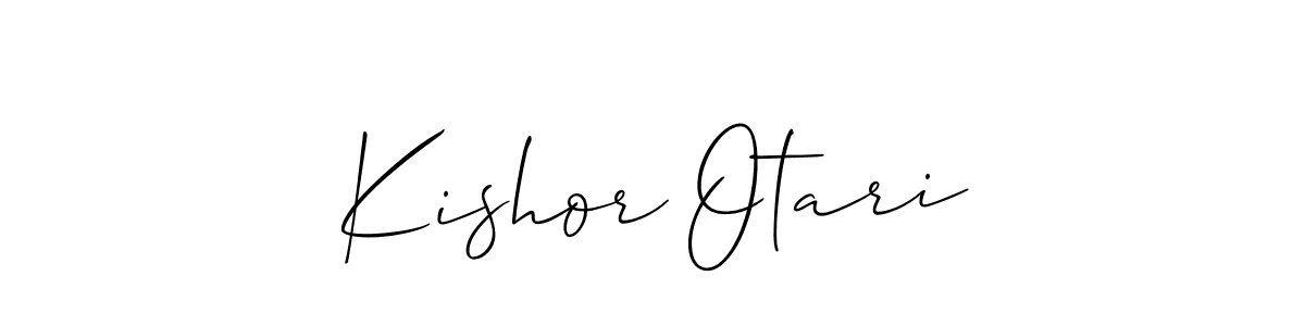 Once you've used our free online signature maker to create your best signature Allison_Script style, it's time to enjoy all of the benefits that Kishor Otari name signing documents. Kishor Otari signature style 2 images and pictures png