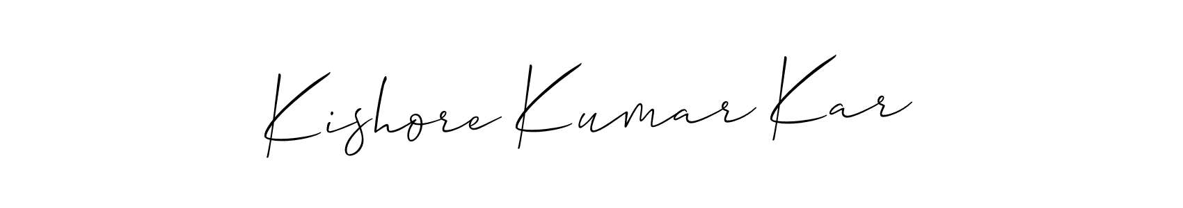 Make a beautiful signature design for name Kishore Kumar Kar. Use this online signature maker to create a handwritten signature for free. Kishore Kumar Kar signature style 2 images and pictures png