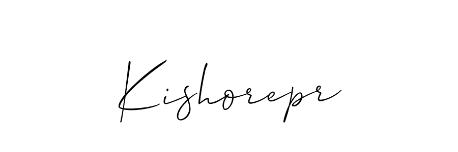 Best and Professional Signature Style for Kishorepr. Allison_Script Best Signature Style Collection. Kishorepr signature style 2 images and pictures png