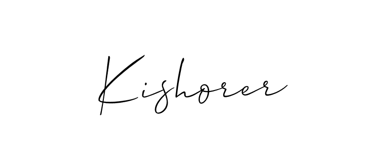 Kishorer stylish signature style. Best Handwritten Sign (Allison_Script) for my name. Handwritten Signature Collection Ideas for my name Kishorer. Kishorer signature style 2 images and pictures png