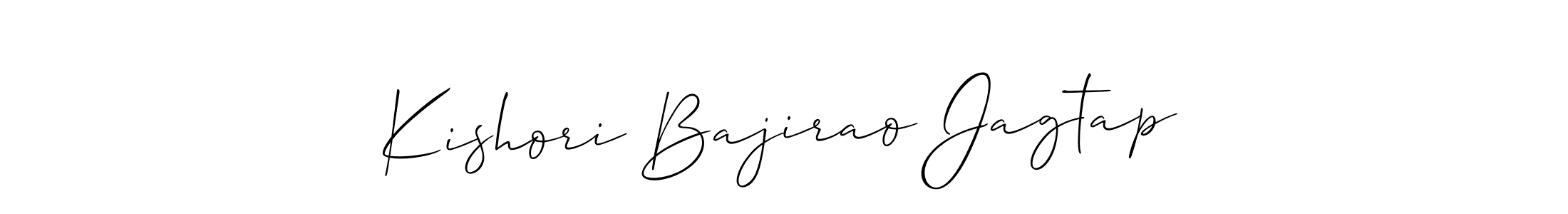 Make a beautiful signature design for name Kishori Bajirao Jagtap. Use this online signature maker to create a handwritten signature for free. Kishori Bajirao Jagtap signature style 2 images and pictures png