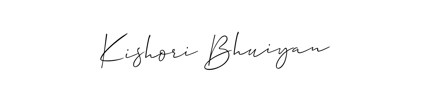 Check out images of Autograph of Kishori Bhuiyan name. Actor Kishori Bhuiyan Signature Style. Allison_Script is a professional sign style online. Kishori Bhuiyan signature style 2 images and pictures png