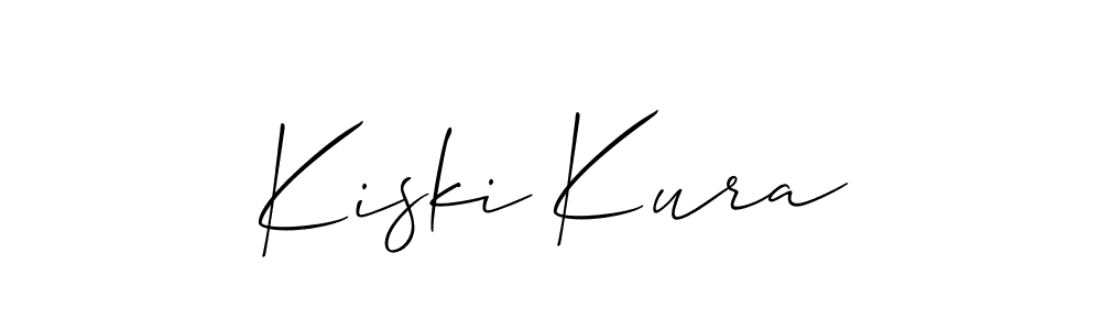 How to make Kiski Kura signature? Allison_Script is a professional autograph style. Create handwritten signature for Kiski Kura name. Kiski Kura signature style 2 images and pictures png