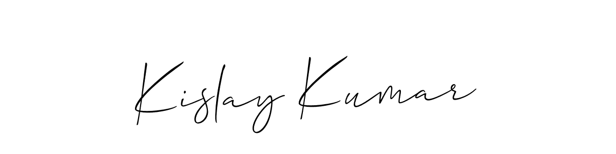 Once you've used our free online signature maker to create your best signature Allison_Script style, it's time to enjoy all of the benefits that Kislay Kumar name signing documents. Kislay Kumar signature style 2 images and pictures png