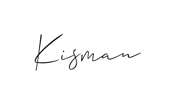 Best and Professional Signature Style for Kisman. Allison_Script Best Signature Style Collection. Kisman signature style 2 images and pictures png