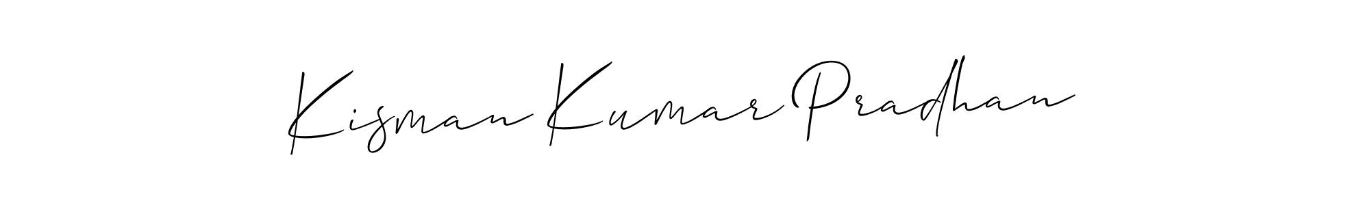 This is the best signature style for the Kisman Kumar Pradhan name. Also you like these signature font (Allison_Script). Mix name signature. Kisman Kumar Pradhan signature style 2 images and pictures png