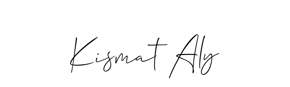 Once you've used our free online signature maker to create your best signature Allison_Script style, it's time to enjoy all of the benefits that Kismat Aly name signing documents. Kismat Aly signature style 2 images and pictures png