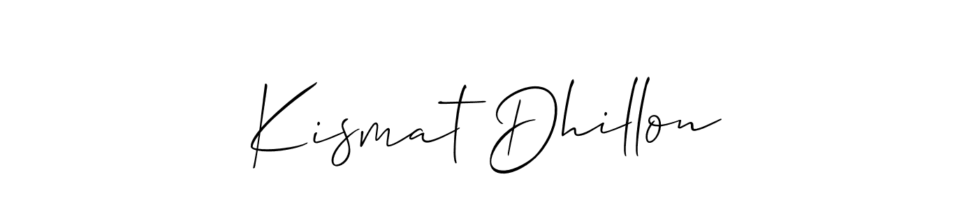 Here are the top 10 professional signature styles for the name Kismat Dhillon. These are the best autograph styles you can use for your name. Kismat Dhillon signature style 2 images and pictures png