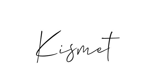 How to make Kismet signature? Allison_Script is a professional autograph style. Create handwritten signature for Kismet name. Kismet signature style 2 images and pictures png