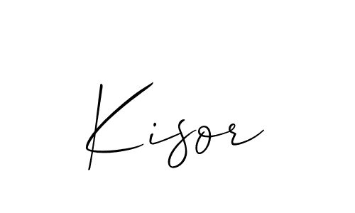 You should practise on your own different ways (Allison_Script) to write your name (Kisor) in signature. don't let someone else do it for you. Kisor signature style 2 images and pictures png