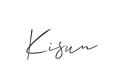 Kisun stylish signature style. Best Handwritten Sign (Allison_Script) for my name. Handwritten Signature Collection Ideas for my name Kisun. Kisun signature style 2 images and pictures png