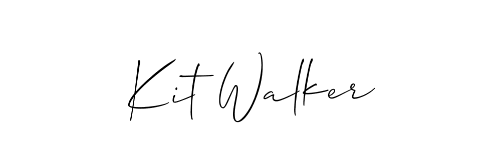 How to make Kit Walker signature? Allison_Script is a professional autograph style. Create handwritten signature for Kit Walker name. Kit Walker signature style 2 images and pictures png