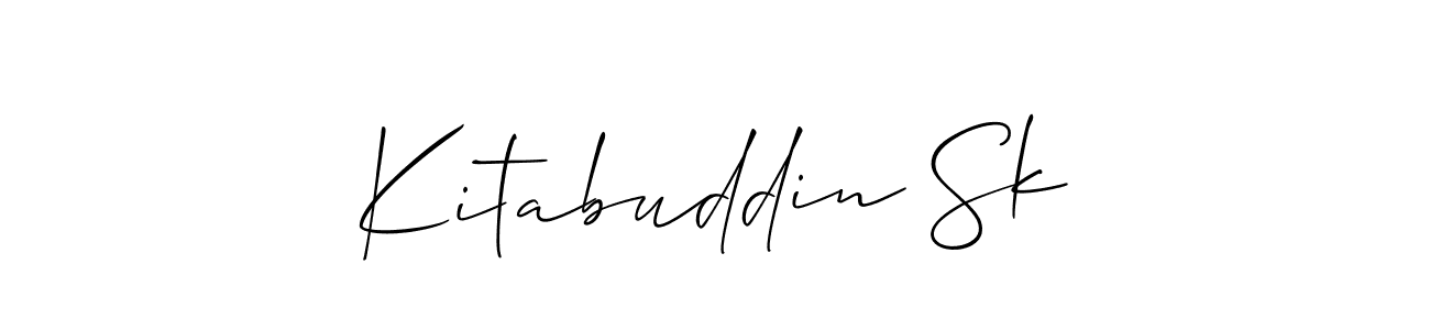 Make a beautiful signature design for name Kitabuddin Sk. Use this online signature maker to create a handwritten signature for free. Kitabuddin Sk signature style 2 images and pictures png