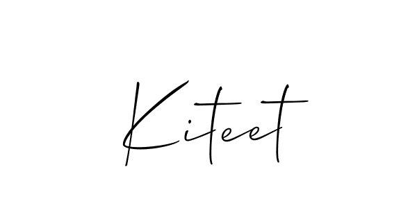 Also You can easily find your signature by using the search form. We will create Kiteet name handwritten signature images for you free of cost using Allison_Script sign style. Kiteet signature style 2 images and pictures png