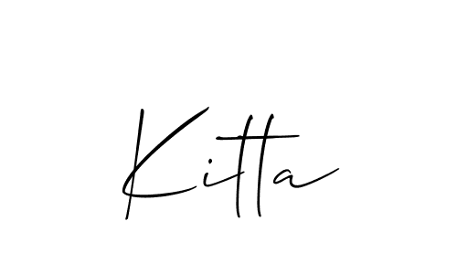 Once you've used our free online signature maker to create your best signature Allison_Script style, it's time to enjoy all of the benefits that Kitta name signing documents. Kitta signature style 2 images and pictures png