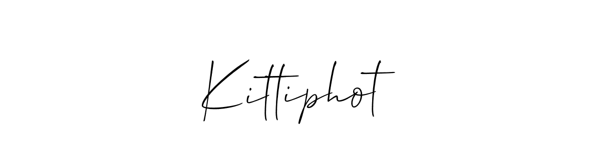 The best way (Allison_Script) to make a short signature is to pick only two or three words in your name. The name Kittiphot​ include a total of six letters. For converting this name. Kittiphot​ signature style 2 images and pictures png