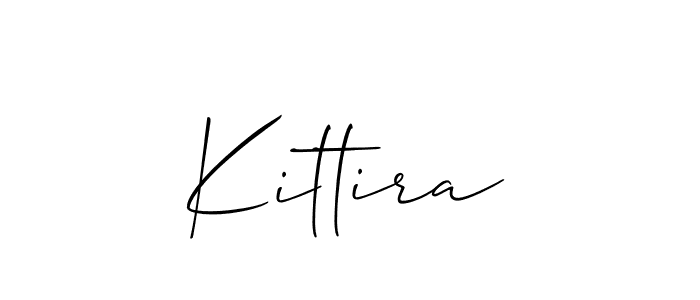 Make a beautiful signature design for name Kittira. With this signature (Allison_Script) style, you can create a handwritten signature for free. Kittira signature style 2 images and pictures png