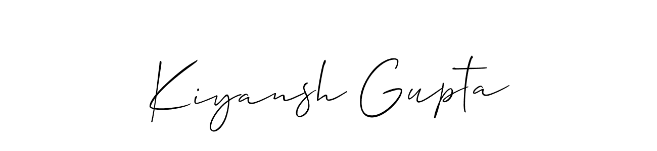 Make a beautiful signature design for name Kiyansh Gupta. Use this online signature maker to create a handwritten signature for free. Kiyansh Gupta signature style 2 images and pictures png