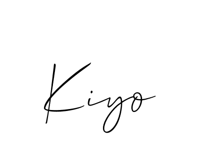 It looks lik you need a new signature style for name Kiyo. Design unique handwritten (Allison_Script) signature with our free signature maker in just a few clicks. Kiyo signature style 2 images and pictures png