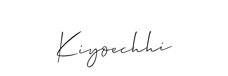 Once you've used our free online signature maker to create your best signature Allison_Script style, it's time to enjoy all of the benefits that Kiyoechhi name signing documents. Kiyoechhi signature style 2 images and pictures png