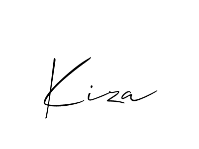 You can use this online signature creator to create a handwritten signature for the name Kiza. This is the best online autograph maker. Kiza signature style 2 images and pictures png