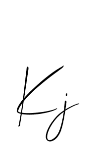 It looks lik you need a new signature style for name Kj. Design unique handwritten (Allison_Script) signature with our free signature maker in just a few clicks. Kj signature style 2 images and pictures png