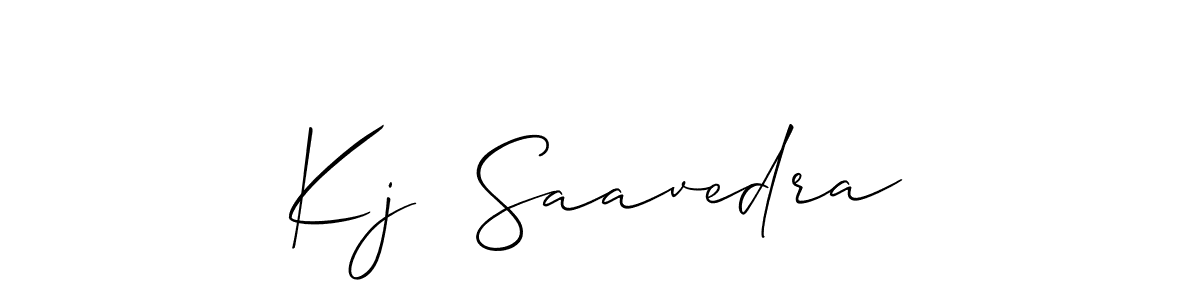 Make a beautiful signature design for name Kj  Saavedra. Use this online signature maker to create a handwritten signature for free. Kj  Saavedra signature style 2 images and pictures png