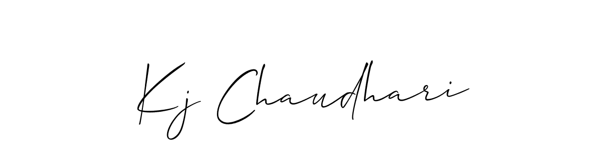 Once you've used our free online signature maker to create your best signature Allison_Script style, it's time to enjoy all of the benefits that Kj Chaudhari name signing documents. Kj Chaudhari signature style 2 images and pictures png