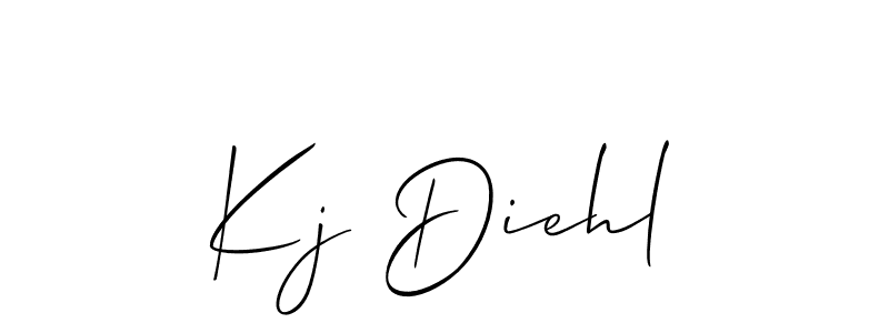 This is the best signature style for the Kj Diehl name. Also you like these signature font (Allison_Script). Mix name signature. Kj Diehl signature style 2 images and pictures png